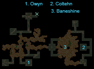 Marsh Light Cave Map